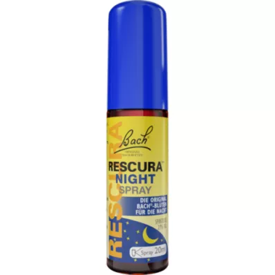 BACHBLÜTEN Original Rescura Éjszakai spray alkohollal, 20 ml