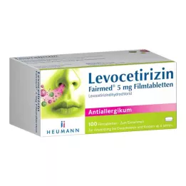 LEVOCETIRIZIN Fairmed 5 mg filmtabletta, 100 db