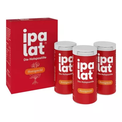 Ipalat torokpasztilla, enyhe méz mentol nélkül, cukormentes, 120 db Ipalat torokpasztilla, enyhe méz mentol nélkül, cukormentes, 120 db