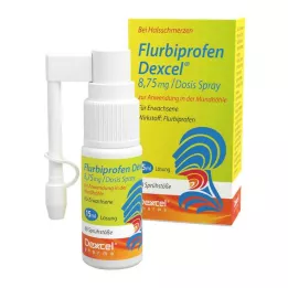 FLURBIPROFEN Dexcel 8,75 mg/dos.spray szájüregbe, 15 ml