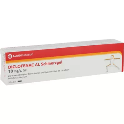 DICLOFENAC AL Fájdalomgél 10 mg/g, 50 g