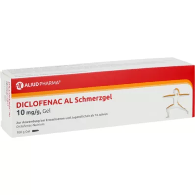 DICLOFENAC AL Fájdalom gél 10 mg/g, 100 g
