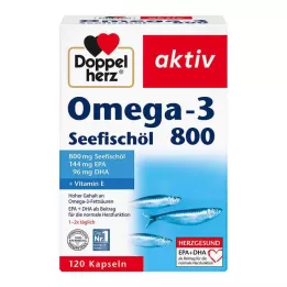 DOPPELHERZ Omega-3 tengeri halolaj 800 aktív kapszula, 120 kapszula