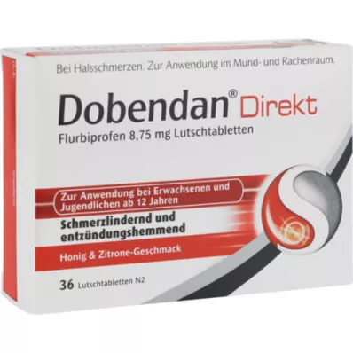 DOBENDAN Direct Flurbiprofen 8,75 mg tabletta, 36 db