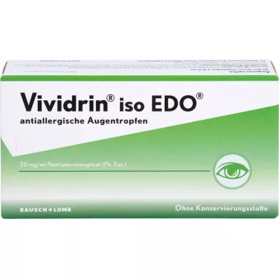 VIVIDRIN iso EDO antiallergiás szemcsepp, 30X0,5 ml