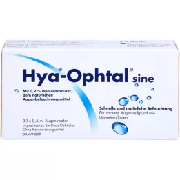 HYA-OPHTAL sine szemcsepp, 30X0,5 ml