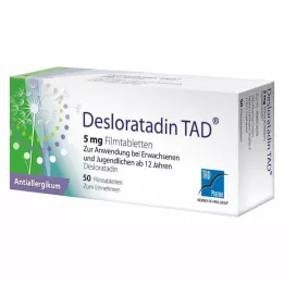 DESLORATADIN TAD 5 mg filmtabletta, 50 db