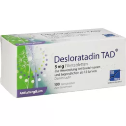 DESLORATADIN TAD 5 mg filmtabletta, 100 db