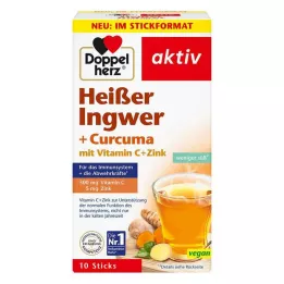 DOPPELHERZ forró gyömbér+kurkuma tasak, 10 db