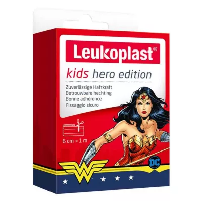 Leukoplast gyerek gipsz hős Wonder Woman 6 cmx1m, 1 db