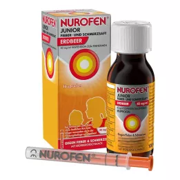 NUROFEN Junior Láz- és Fájdalomlé Eper 40 mg/ml, 100 ml