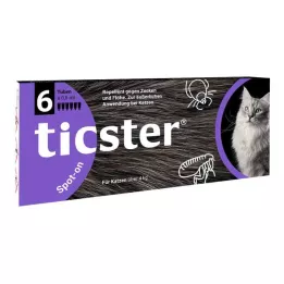 TICSTER Spot-on folyadék 4-8 kg-os macskáknak, 6X0,8 ml