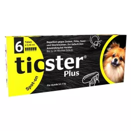 TICSTER Plus spot-on folyadék kutyáknak 4 kg-ig, 6X0,48 ml
