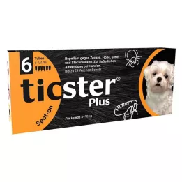 TICSTER Plus Spot-on oldat kutyáknak 4-10kg, 6X1.2ml