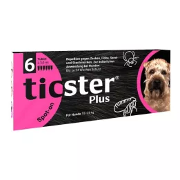 TICSTER Plus Spot-on oldat kutyáknak 10-25 kg, 6X3 ml