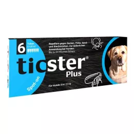 TICSTER Plus Spot-on oldat 25 kg feletti kutyáknak, 6X4.8ml