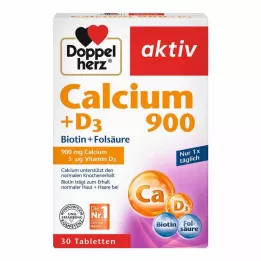 DOPPELHERZ Kalcium 900+D3 tabletta, 30 db