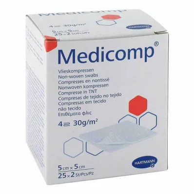 Medicomp polár komp.steril 5x5 cm 4 rétegű, 25x2 db Medicomp polár komp.steril 5x5 cm 4 rétegű, 25x2 db
