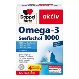 DOPPELHERZ Omega-3 tengeri halolaj 1000 kapszula, 120 kapszula