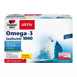 DOPPELHERZ Omega-3 tengeri halolaj 1000 kapszula, 240 kapszula
