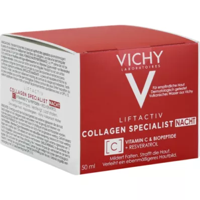 VICHY LIFTACTIV Collagen Specialist éjszakai krém, 50 ml