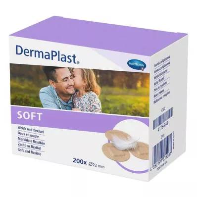 Dermaplast Soft Spots vakolatok kerek 22 mm, 200 db