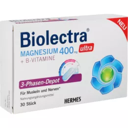 BIOLECTRA Magnézium 400 mg ultra 3-fázisú depó, 30 db