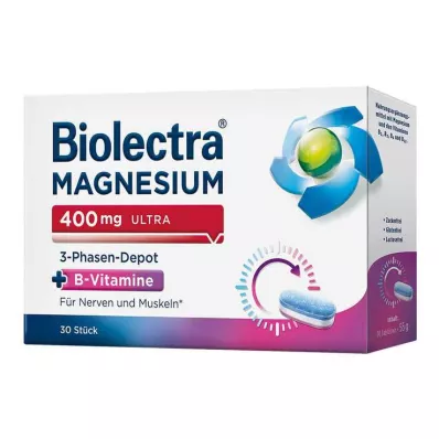 Biolectra Magnesium 400 mg ultra 3 fázisú depó, 30 db