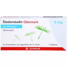 DESLORATADIN Glenmark 5 mg-os tabletta, 7 db