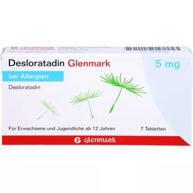 DESLORATADIN Glenmark 5 mg-os tabletta, 7 db