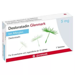 Desloratadine Glenmark 5 mg tabletta, 7 db