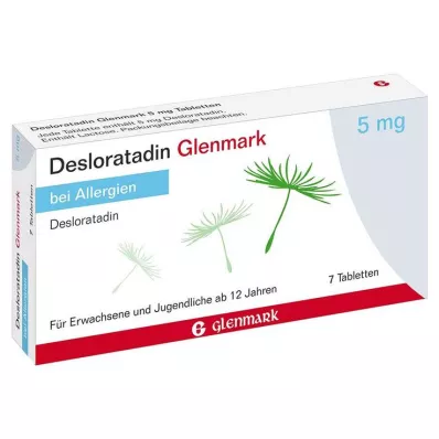 Desloratadine Glenmark 5 mg tabletta, 7 db