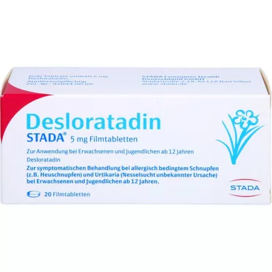 DESLORATADIN STADA 5 mg filmtabletta, 20 db