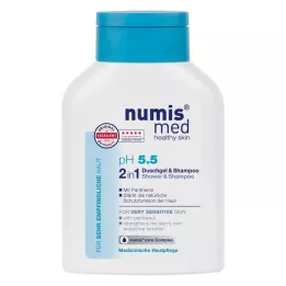 NUMIS med pH 5.5 2in1 tusfürdő &amp; sampon, 200 ml