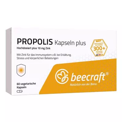 BEECRAFT Propolisz kapszula Plus, 60 kapszula