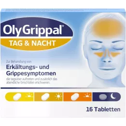 OLYGRIPPAL nap &amp; éjszaka 500 mg/60 mg tabletta, 16 db