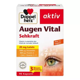 DOPPELHERZ Augen Vital Sehkraft aktiv kapszula, 90 kapszula