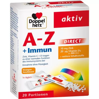 DOPPELHERZ A-Z+Immun DIRECT Pellet, 20 db