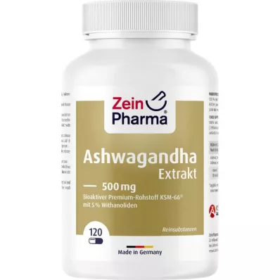 ASHWAGANDHA EXTRAKT 500 mg-os kapszula, 120 db