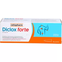 DICLOX forte 20 mg/g gél, 100 g