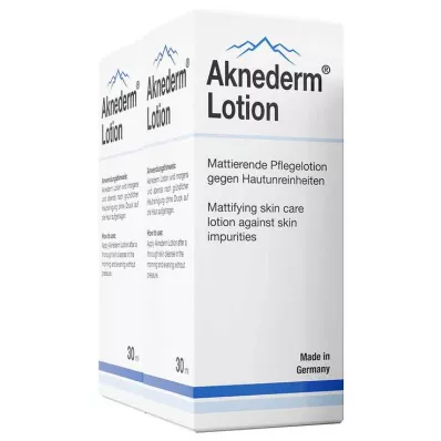 AKNEDERM Testápoló, 2X30 ml