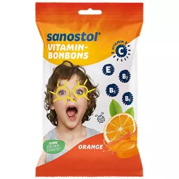 SANOSTOL Vitamin cukorkák narancs, 75 g