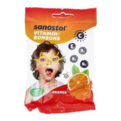 Sanostol Vitamin Candies narancs (75 g)