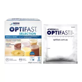 OPTIFAST Válogatott italok &amp; Krémek por, 8X55 g