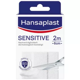 HANSAPLAST Érzékeny tapasz hipoallergén 6 cmx2 m, 1 db