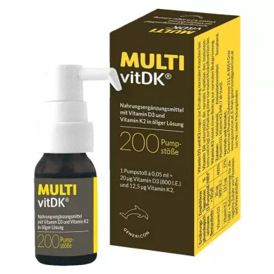 MULTIVITDK D3+K2-vitamin oldat, 10 ml
