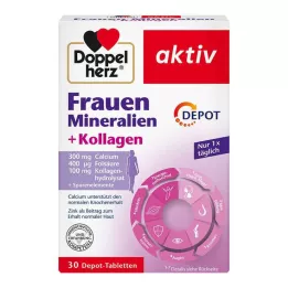 DOPPELHERZ Womens Minerals+Collagen Depot Tbl, 30 db