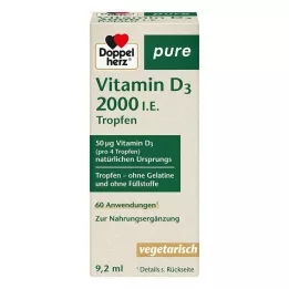 DOPPELHERZ D3-vitamin 2000 I.E. tiszta csepp, 9,2 ml