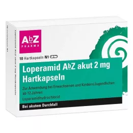 LOPERAMID AbZ akut 2 mg kemény kapszula, 10 db