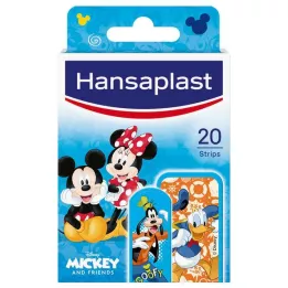 HANSAPLAST Gyermek gipszcsíkok Mickey &amp; Barátok, 20 db